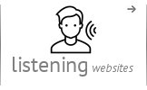 listening websites page